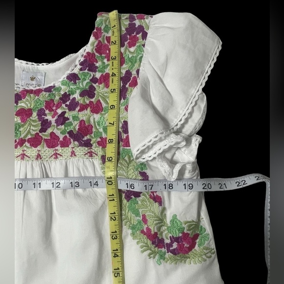 NWOT J Marie embroidered Tiered Maria Dress Size  Medium - Picture 7 of 10